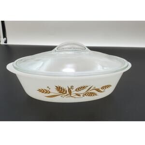 Vintage Sears Oval Casserole Dish w/lid, RARE EUC